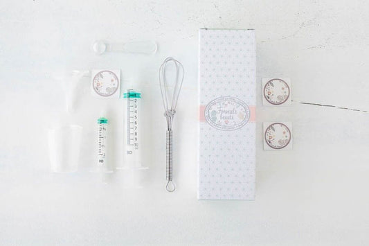 Utensil kit for homemade cosmetics - 6 pcs 