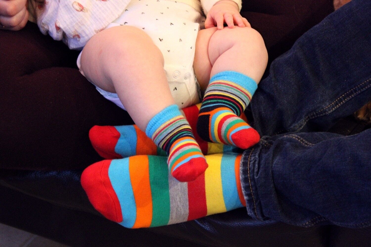 COFFRET CADEAU PAPA AND ME - UNE PAIRE DE CHAUSSETTES CUCAMELON ASSORTIES POUR PAPA United Oddsocks