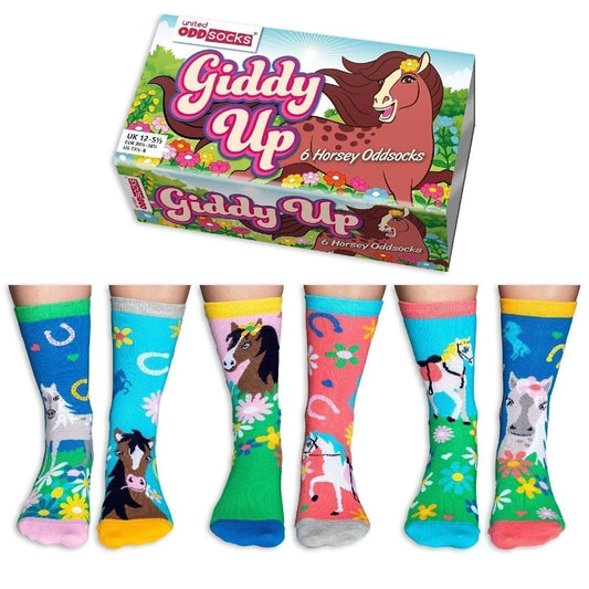 Dizzy | Adult Gift Box 6 Odd Socks - United Oddsocks EUR: 30½-38½