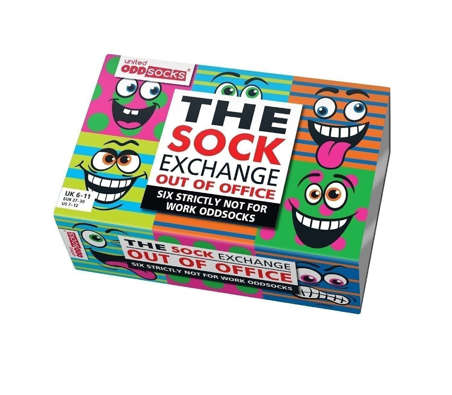 THE OUT OF OFFICE SOCK EXCHANGE | Adult Gift Set 6 Odd Socks EUR 39-46