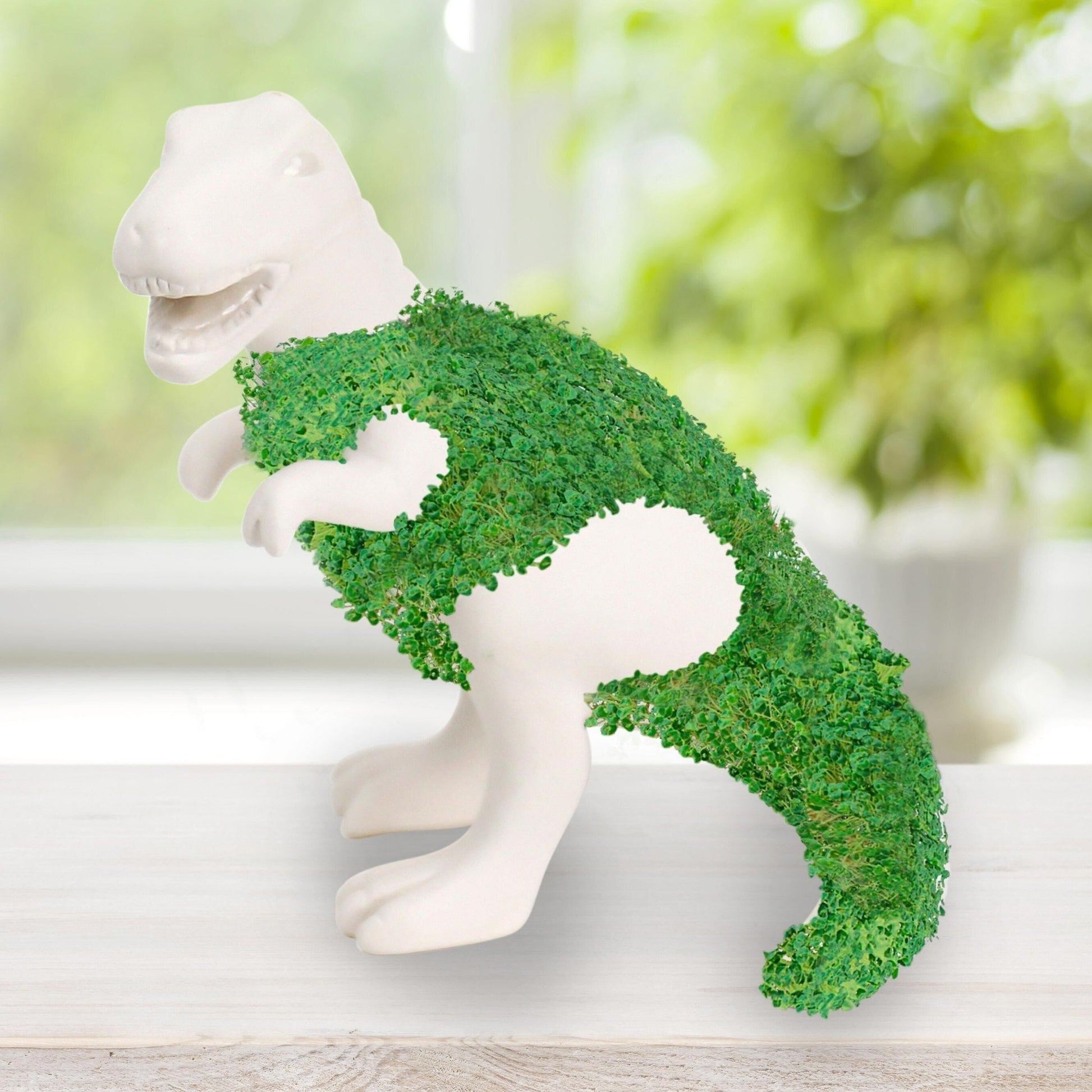 T-REX en céramique pour faire pousser des graines de chia Décoration intérieure GiftRepublic