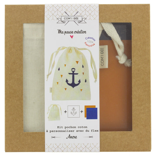 Personalized pouch kit "Anchor" COM'1 IDÉE
