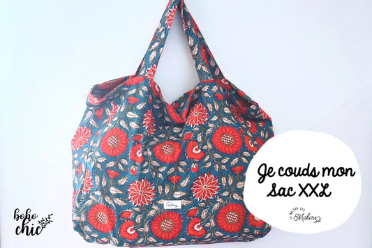 Creative kit: I make my XXL bag - Red color