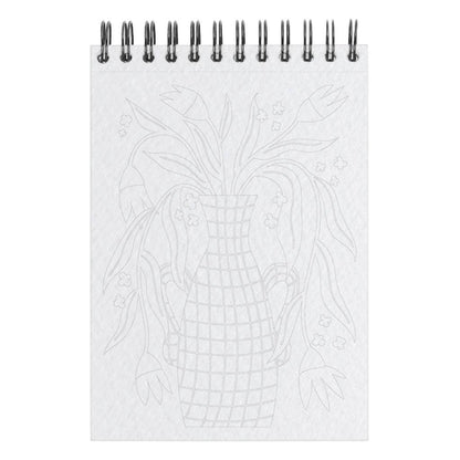 Carnet de coloriage A6 - Floral #2 Maison Joliette