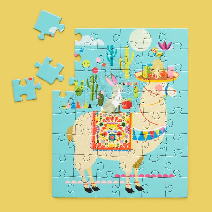 Llama Llyft | Puzzle Snax de 48 pièces pour enfants WerkShoppe