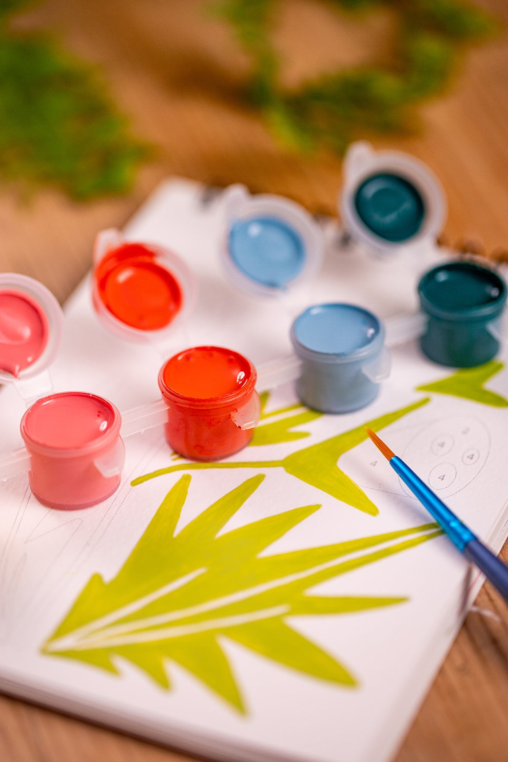Peinture par numéros – Arches Fleuries | Maison Joliette | Kit créatif écoresponsable Maison Joliette