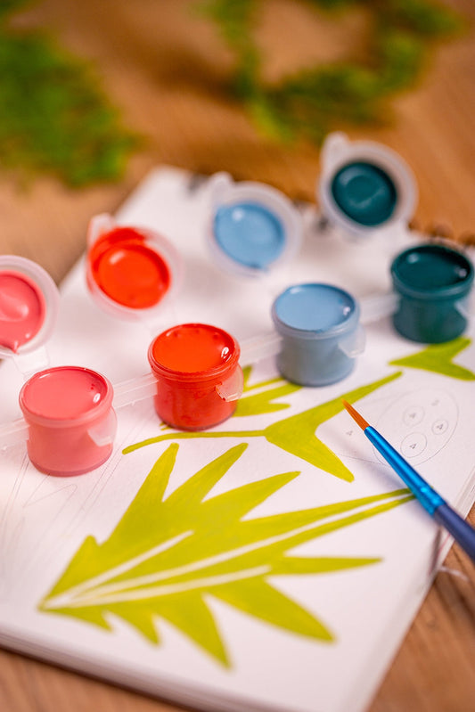 Peinture par numéros – Arches Fleuries | Maison Joliette | Kit créatif écoresponsable Maison Joliette