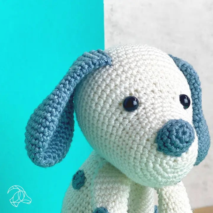 Kit Amigurumi de crochet DIY Brix Puppy