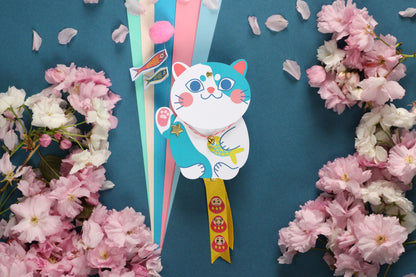 Coffret fabrication tirelire chat japonais pour enfant + 1 livre - Kit bricolage/activité enfant l'atelier imaginaire
