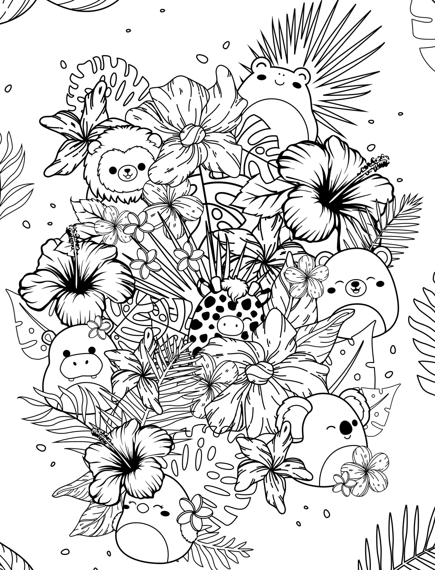 Mon Grand Coffret Coloriage Squishmallows – Jeux, Stickers & 5 Feutres