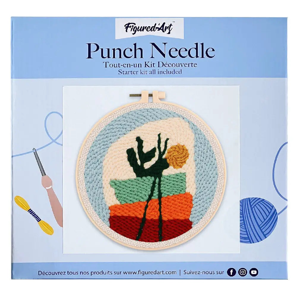 Punch Needle Composition Florale Figured'art