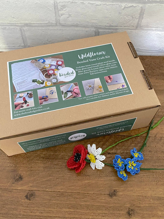 Kit de bricolage pour vase à fleurs sauvages. Une idée cadeau créative. The Beadology Shop