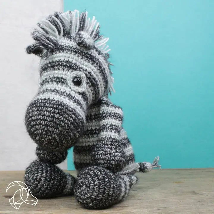 Dirk Zebra DIY Crochet Amigurumi Kit