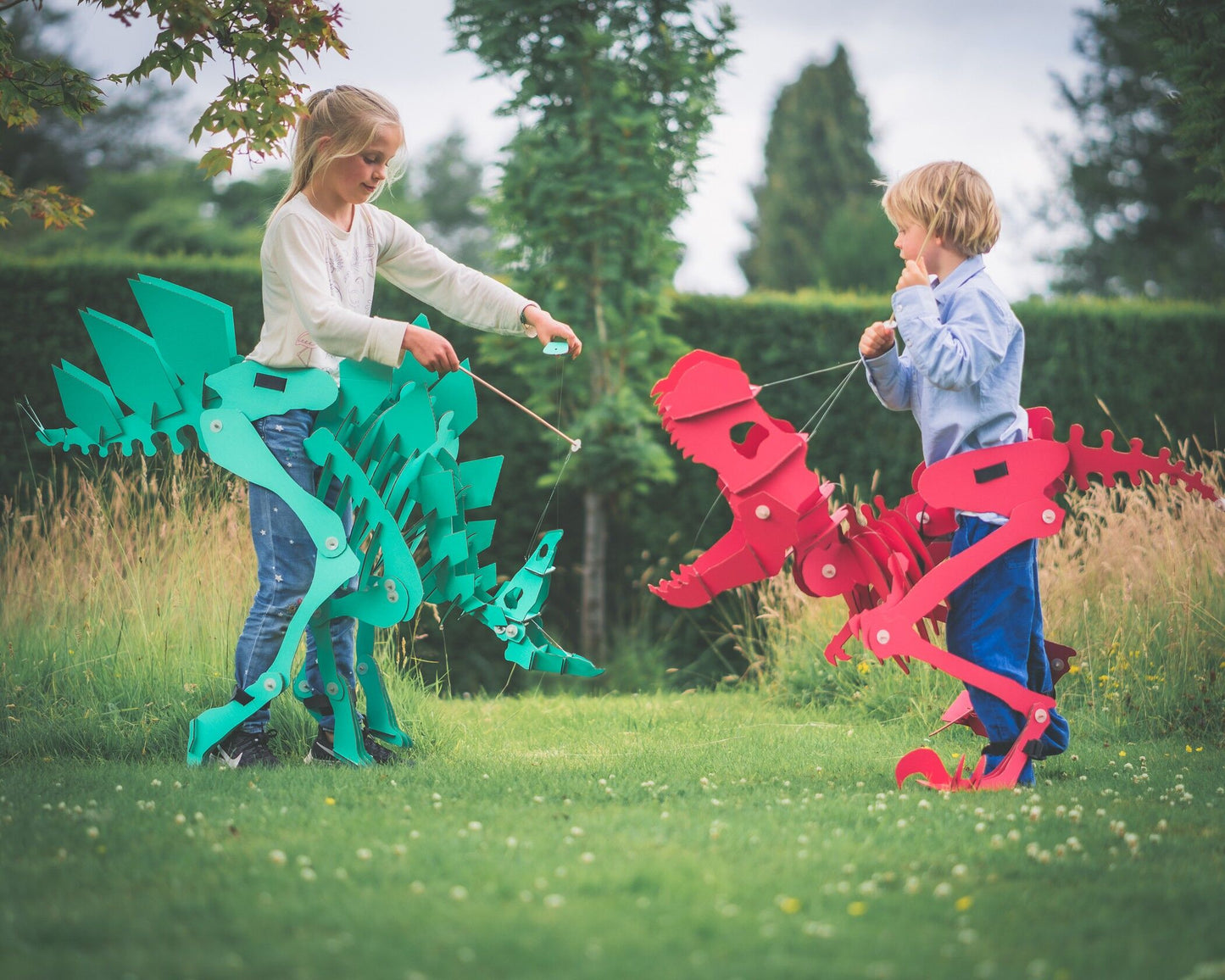 Jouet pour enfants, construction portable Dinosuit Dinosaure Stegosaurus