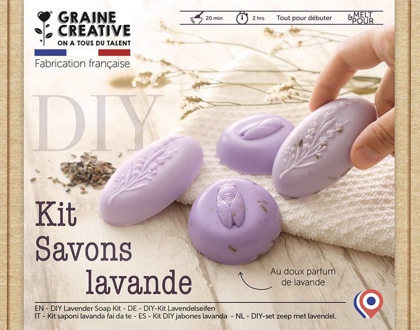 Kit DIY savons - Graine créative - Lavande GRAINE CREATIVE