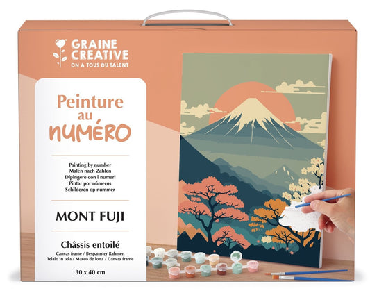 Peinture par Numéros – Mont Fuji 30x40cm | Graine Créative