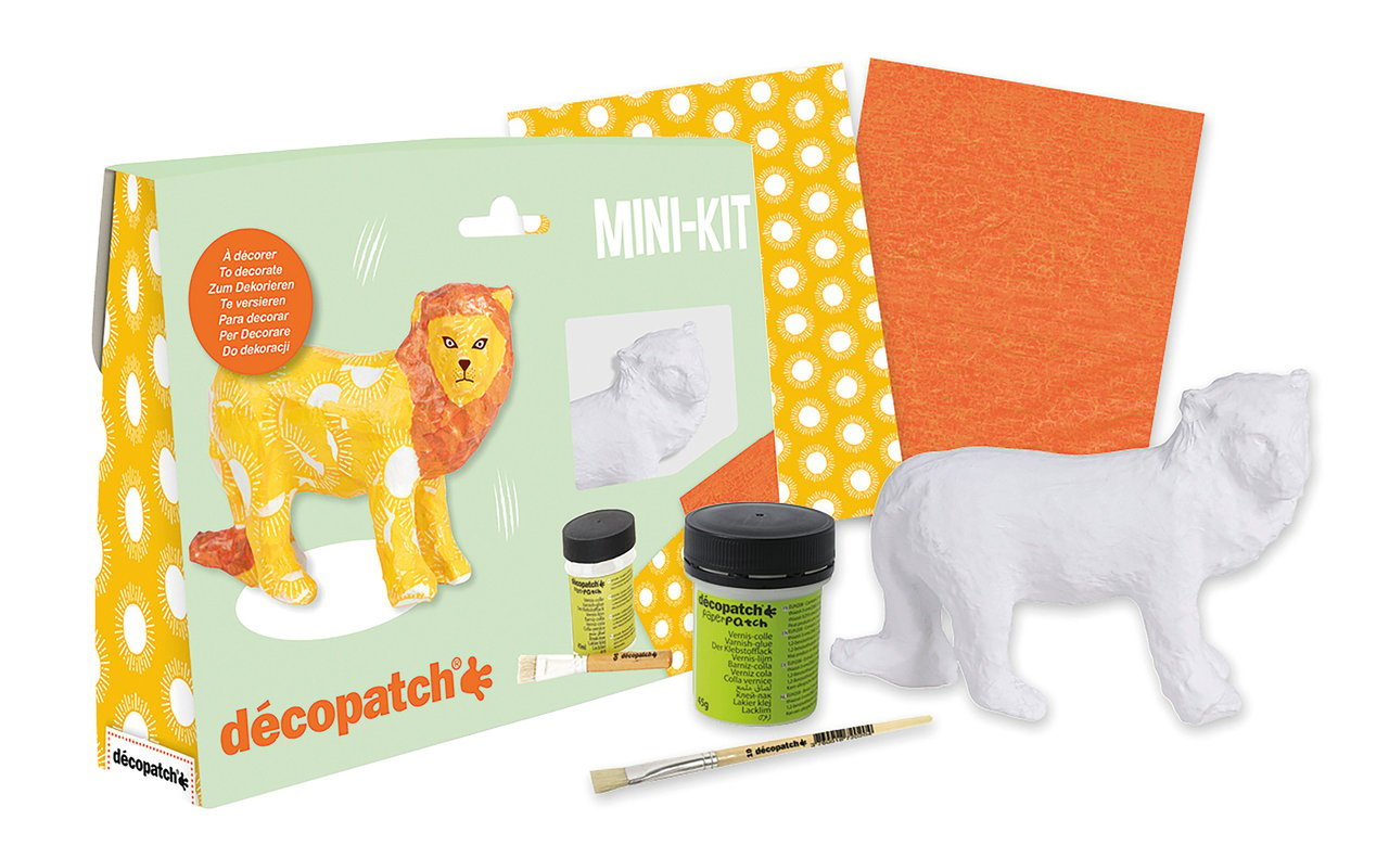 Mini-kit lion - Décopatch