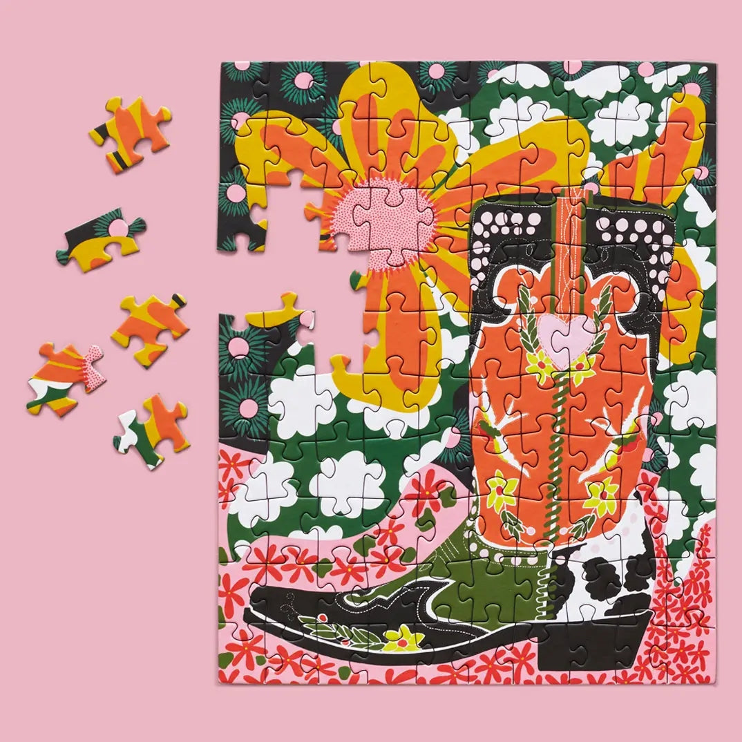 Bottes fantaisistes | Puzzle Snax de 100 pièces WerkShoppe