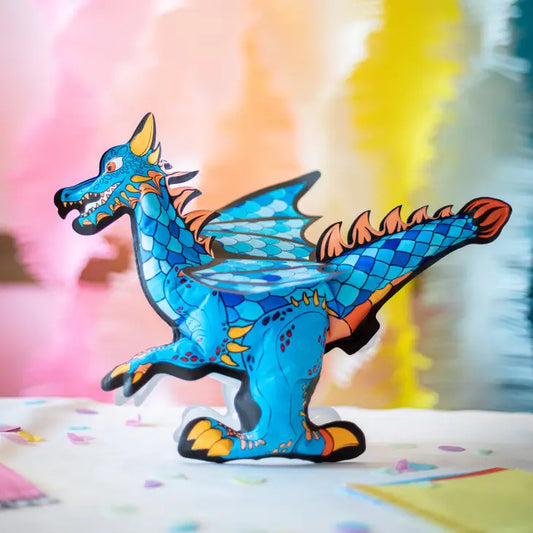 Pack Anniversaire Ballons à Colorier Dragon Géant (x6 Créarts gonflables) Ara-Créative