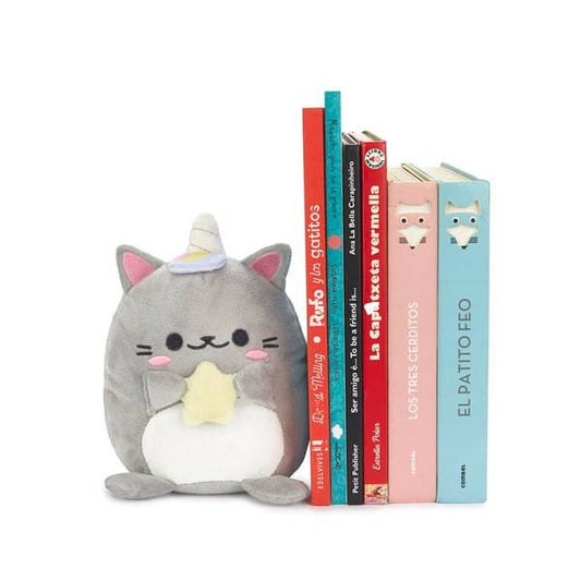 Serre-livres Kawaii Starry Chat Gris Balvi Design Balvi