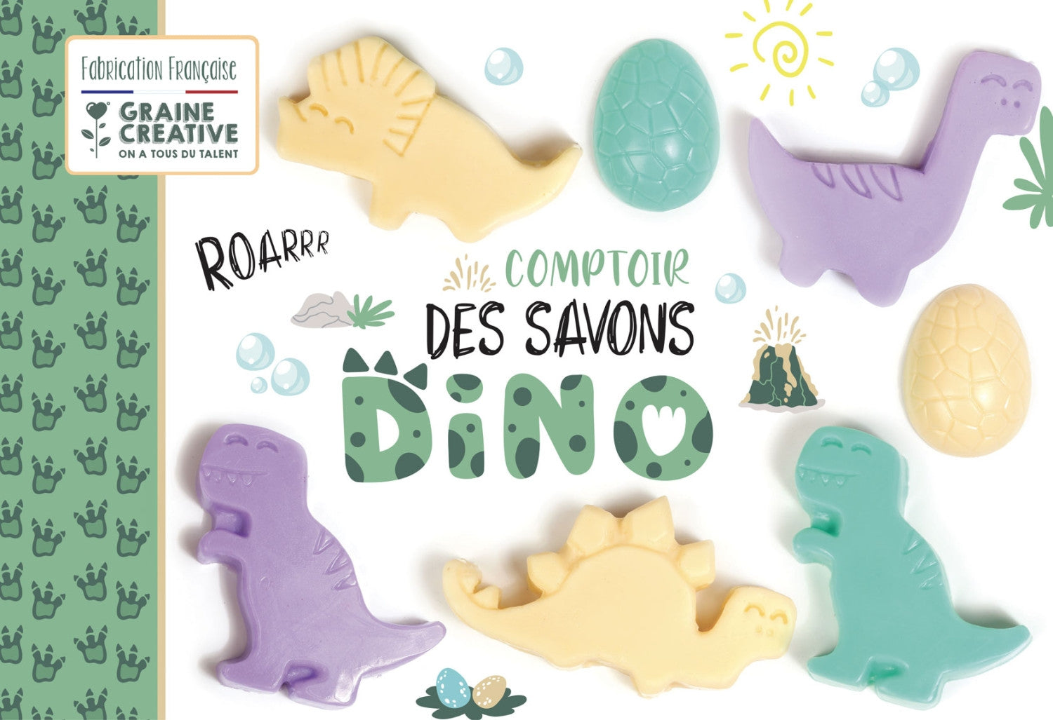 Graine Créative Coffret comptoir des savons dinosaures GRAINE CREATIVE