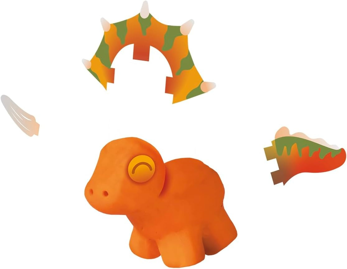 Jovi - PLAY AND FUN - Coffre JURASSIC 24 Pâtes à Modeler + Outils & Découpages