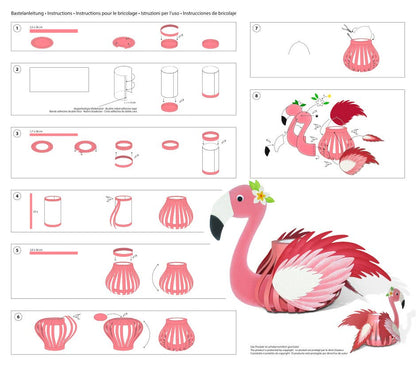 Kit de fabrication de lanternes « Flamingo » URSUS®