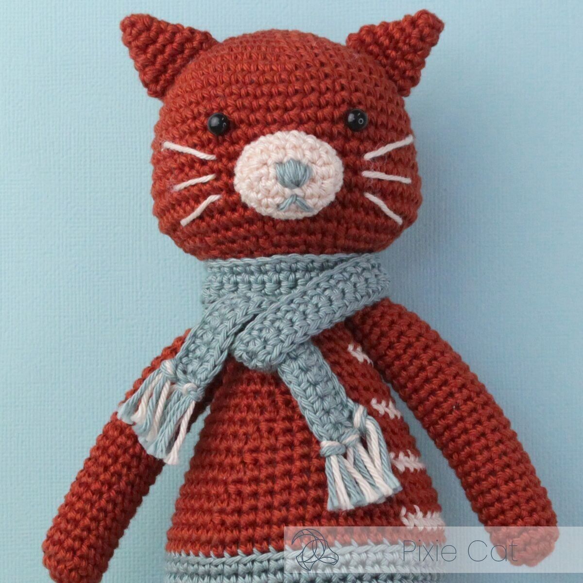 Kit Amigurumi crochet - Chat Pixie Hardicraft