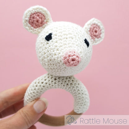 Kit Mon hochet en crochet Souris Hardicraft
