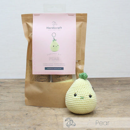Kit crochet Amigurumi - Porte Clefs Poire Hardicraft