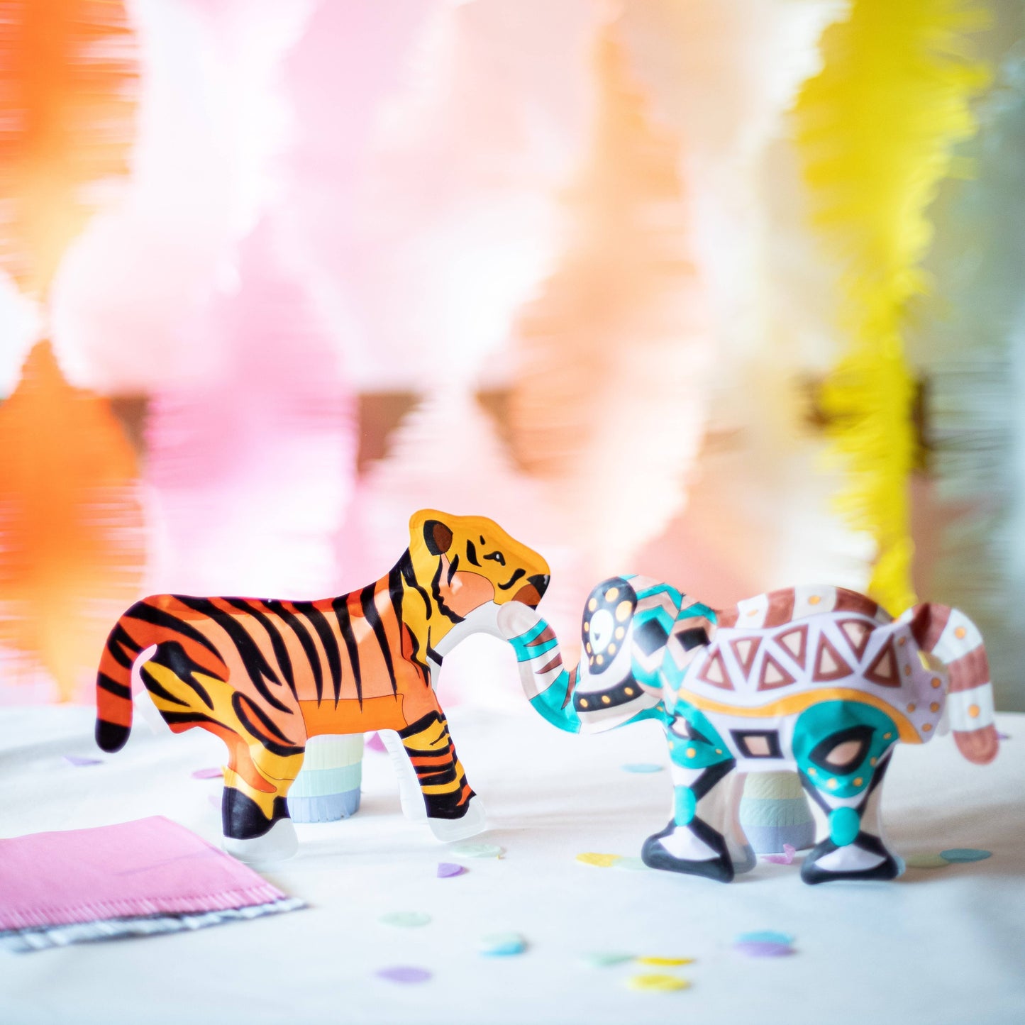 Pack Anniversaire Ballons à Colorier Safari (x10 Créarts coloriages) Ara-Créative