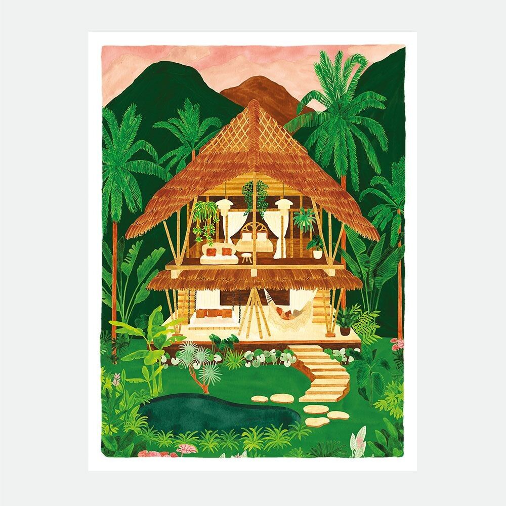 Affiche Ubud 29,7 X 39,7 CM - ATWS All the ways to say