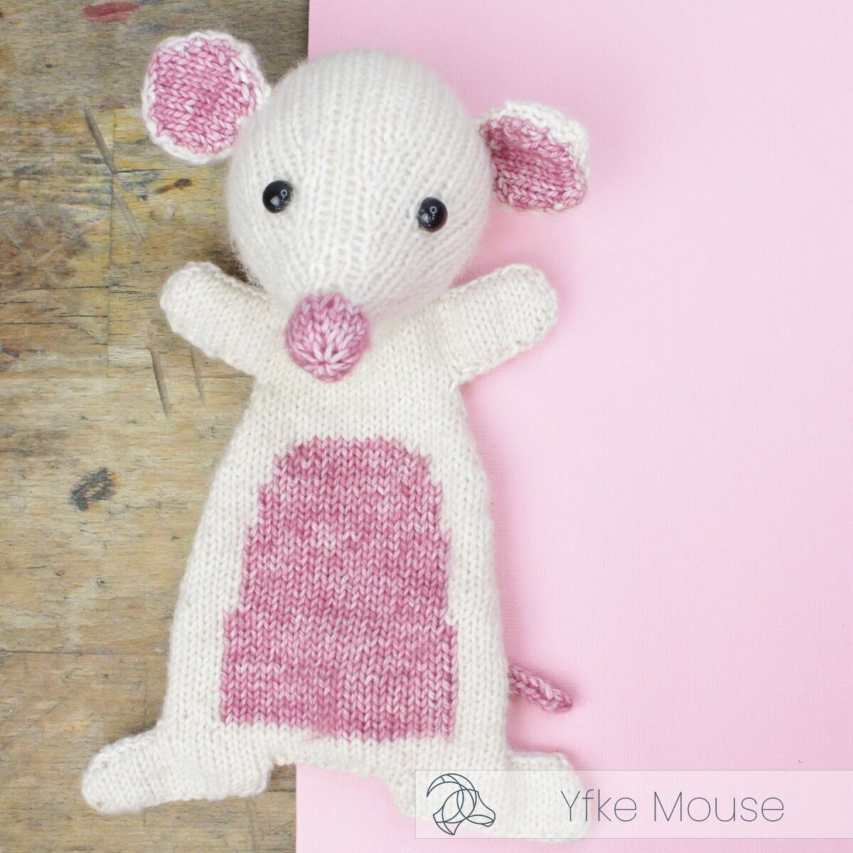 Kit Tricot Yfke la souris - Amigurumi Hardicraft Hardicraft