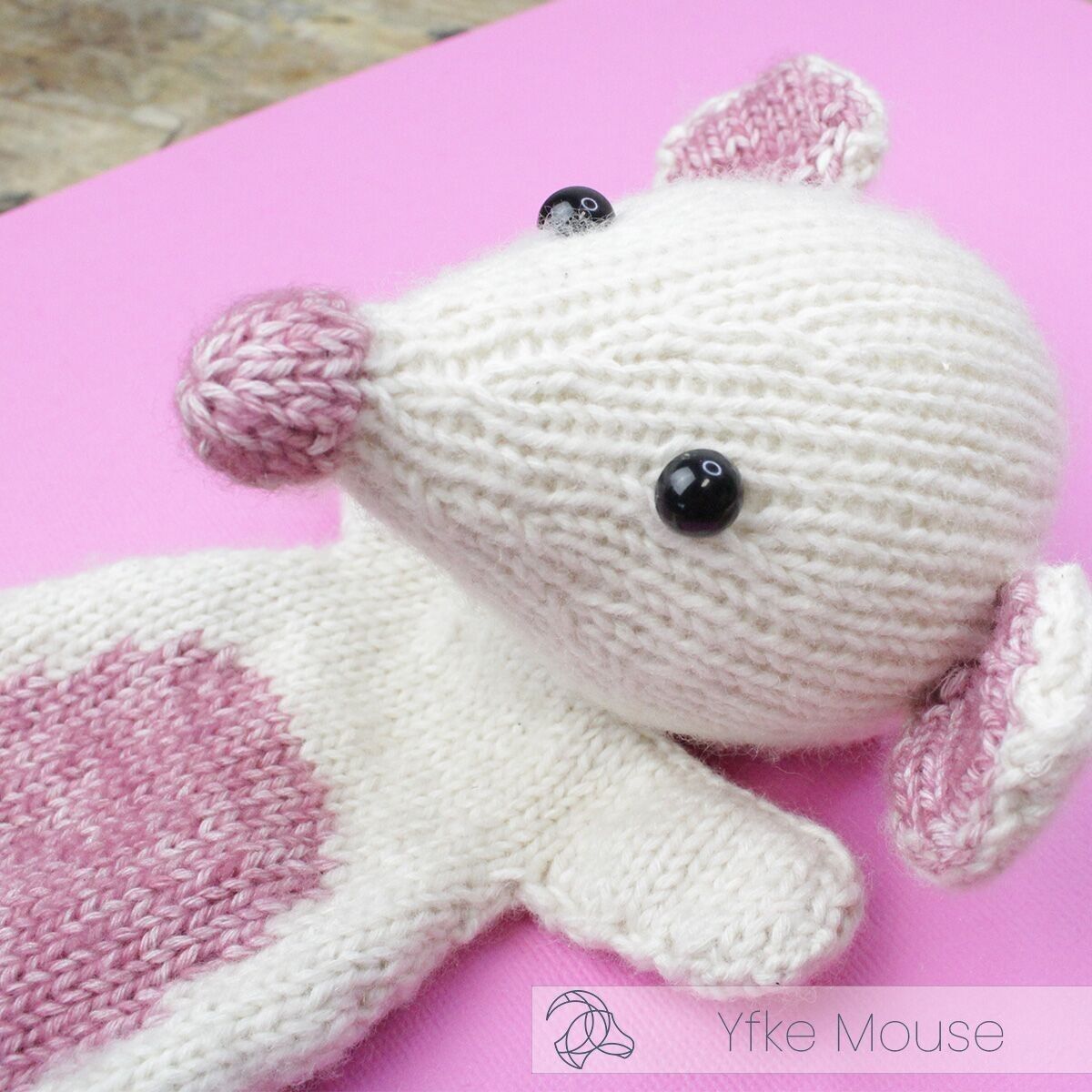 Kit Tricot Yfke la souris - Amigurumi Hardicraft Hardicraft