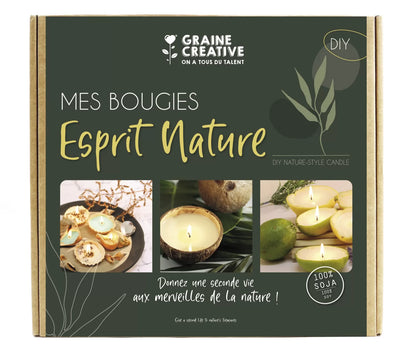 DIY Kit Candles Esprit Nature Creative Seed