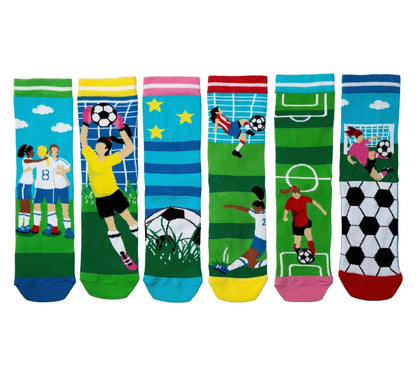 POWER OF GOALS | Adult Gift Set 6 Odd Socks EUR 37-42