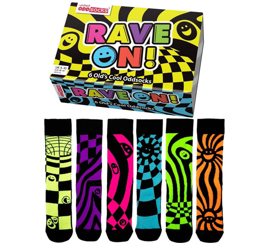 RAVE SUR | Gift box 6 odd socks EUR 38 -44