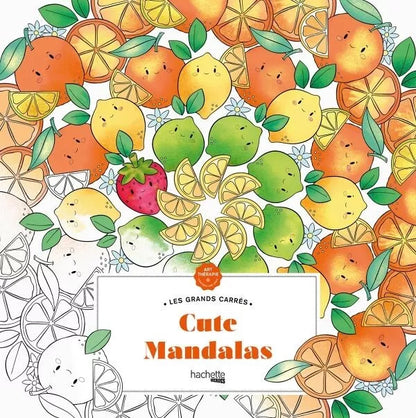 LIVRE DE COLORIAGE - Cute mandalas Hachette Heroes