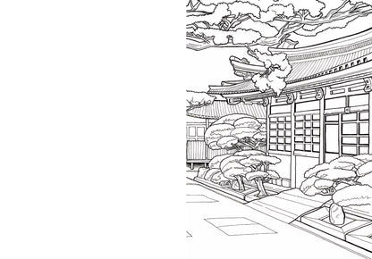 COLORING BOOK - Escape to Japan