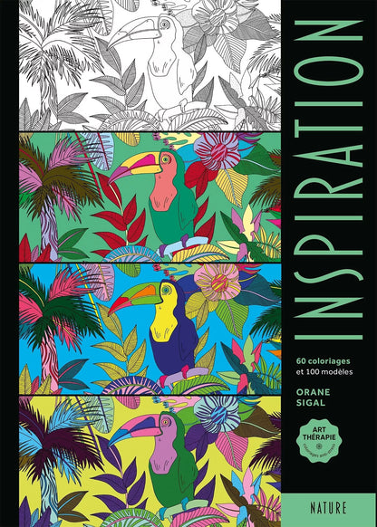 Art thérapie coloriages INSPIRATION Nature Hachette Heroes
