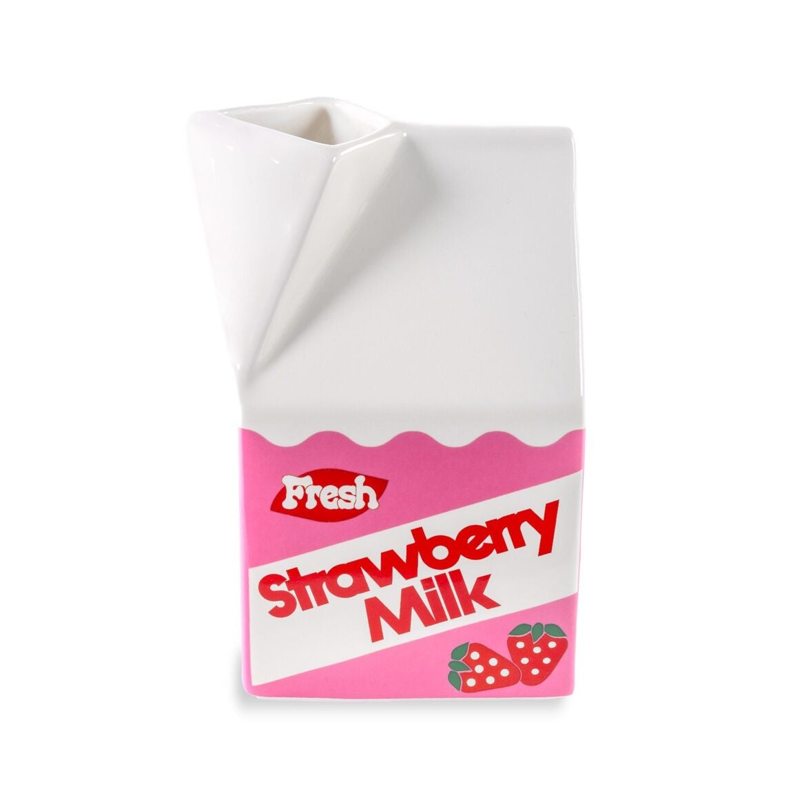 Vase en Céramique Ban.do – Lait Fraise | Déco Pop et Gourmande Ban.do