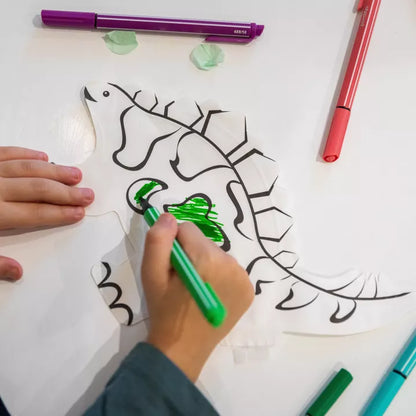 Birthday Pack -x8 Inflatable Coloring Dinos