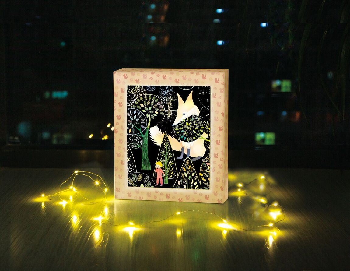 Boîte lumineuse à gratter "Voyage Magique" – Graine Créative