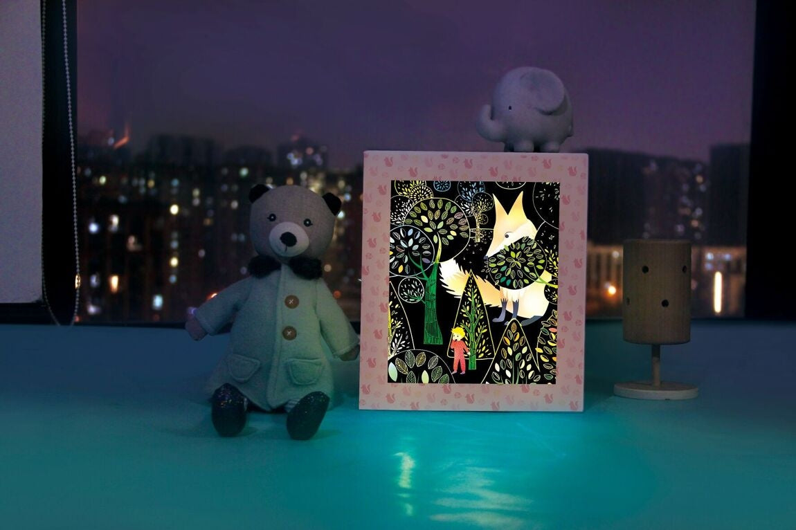 Boîte lumineuse à gratter "Voyage Magique" – Graine Créative