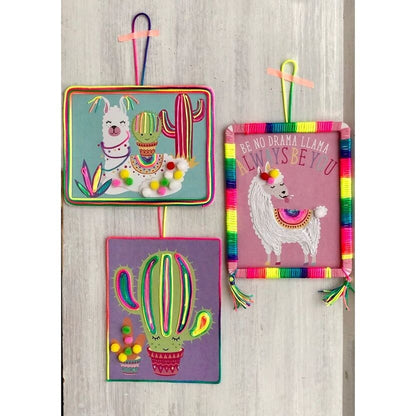 Kit Créatif Laine & Pompons Enfant BOX CANDIY Totally Deco – Coffret DIY Lama Coloré BoxCanDIY