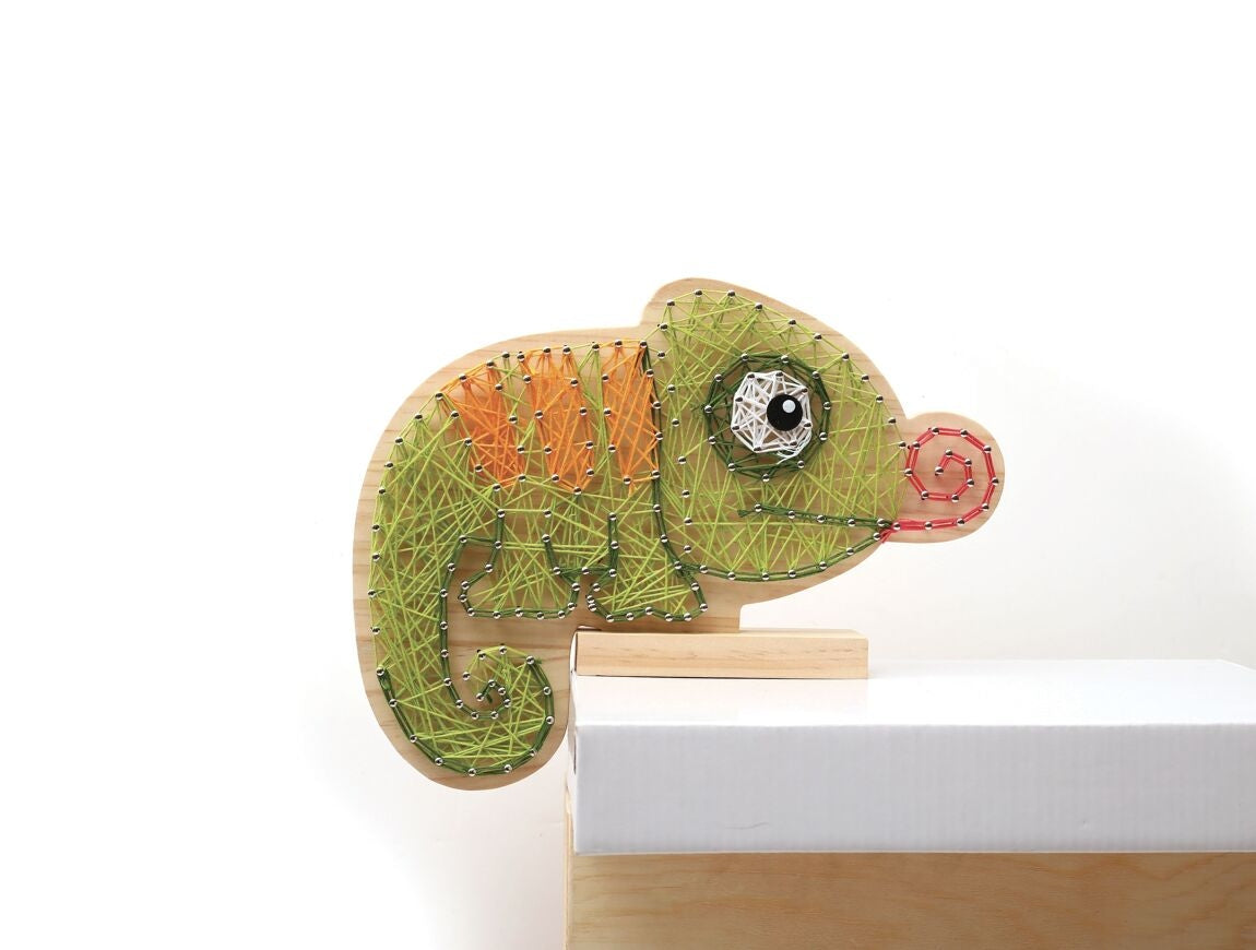 Kit String Art Caméléon | Graine Créative