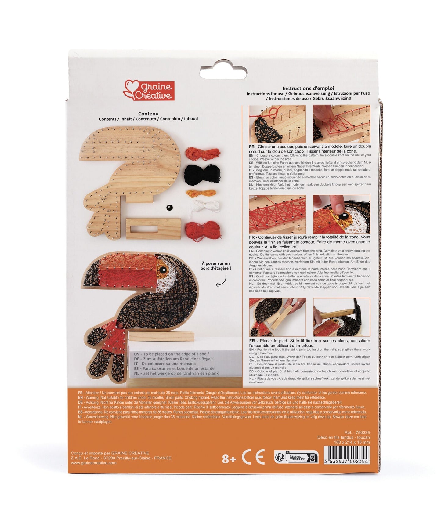 TOUCAN STRING ART KIT Creative Seed