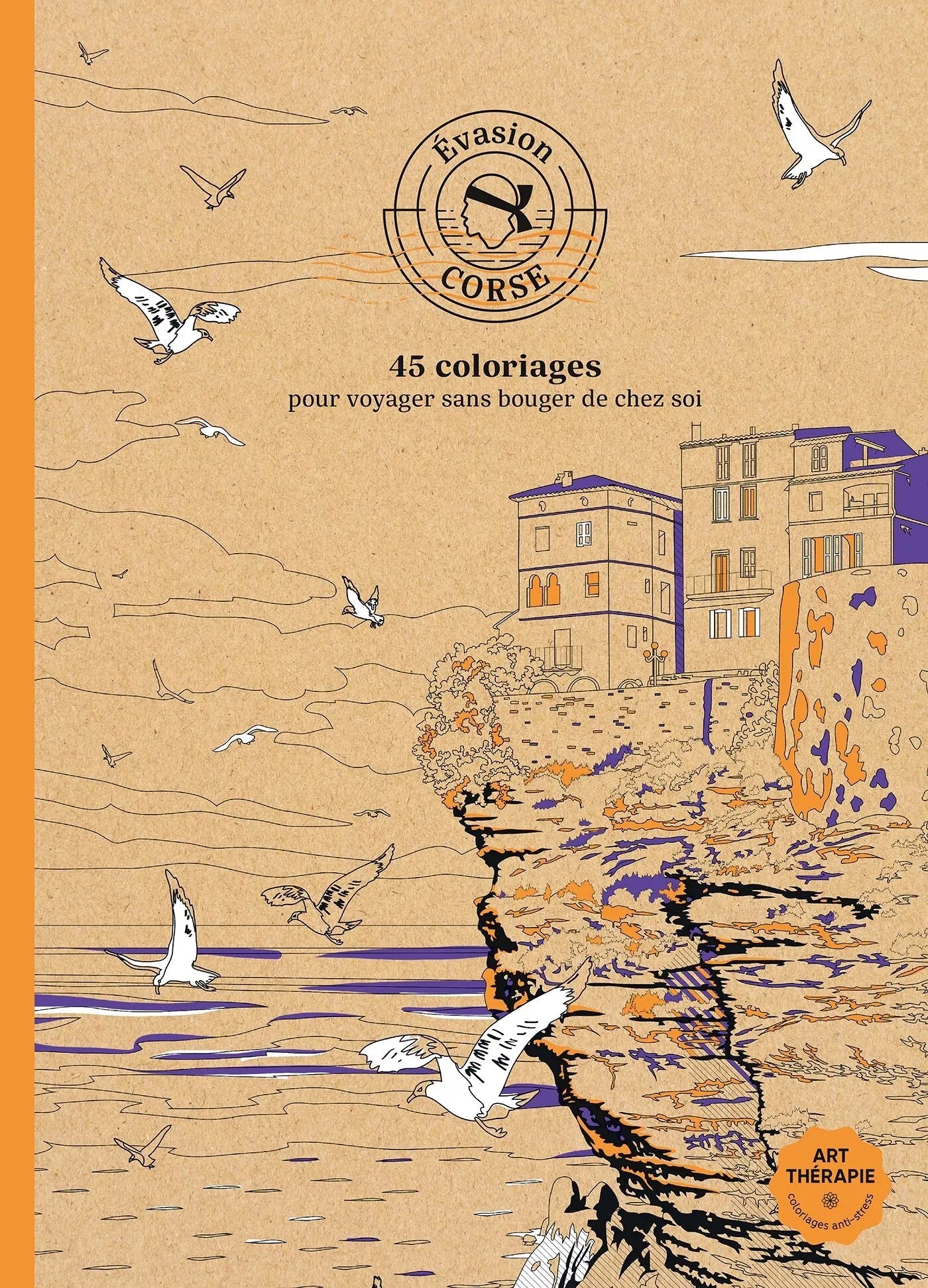 LIVRE DE COLORIAGES: Evasion en Corse