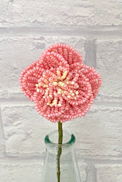 Beaded Flower Craft Kit - Peony. A creative gift idea.