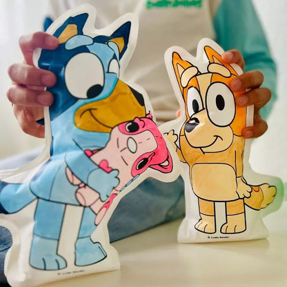 Bluey & Bingo - Coloriages Gonflables à colorier Ara-Créative